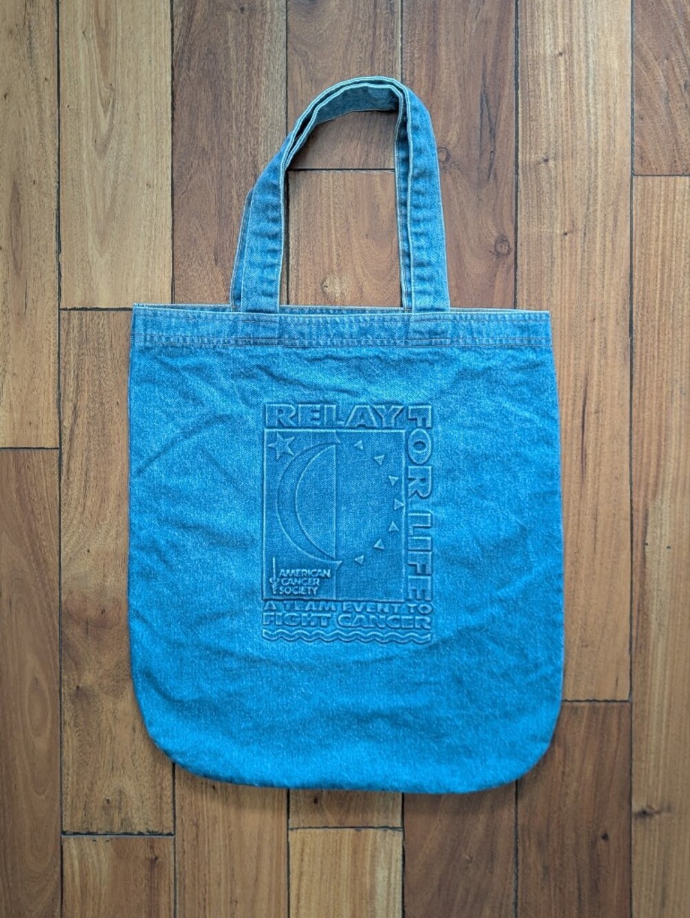 Relay For Life Vintage Denim Tote (OS)